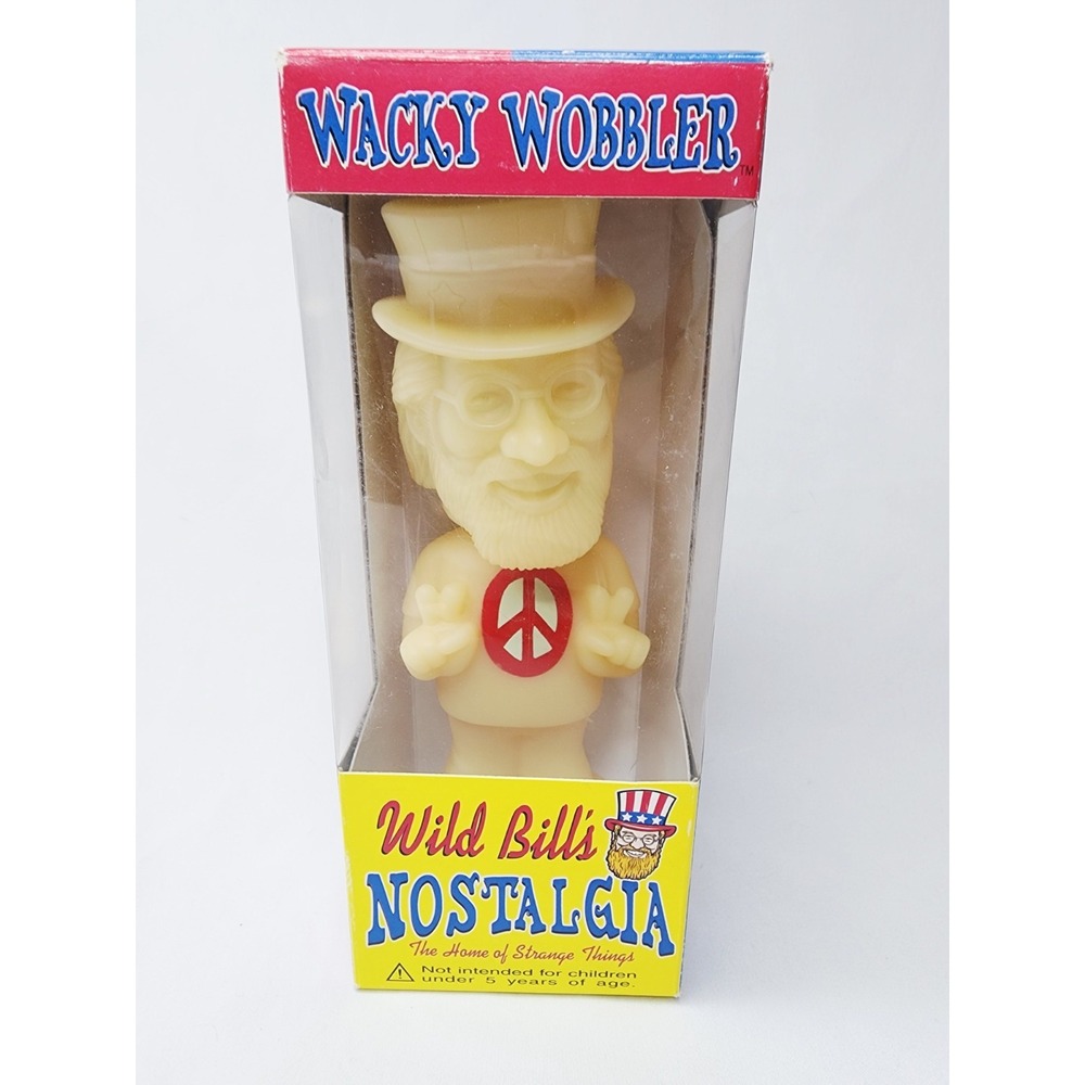 Funko Wild Bill Nostalgia Bobblehead New In Box Hippie Heart Vtg Collectible Toy
